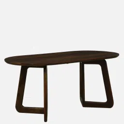 woodsworth from pepperfry Brookwood Sheesham Wood Six Seater Dining Table In Scratch Resistant Provincial Teak Finish. image 4