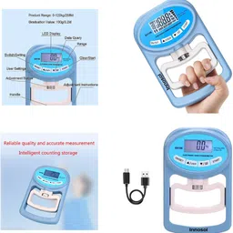 innosol Digital Hand Grip Strength Measurement Device Dynamometer Device 120 Kg Medical Reacher & Grabber-picture-19