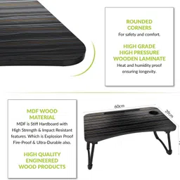 AGTECH Wood Portable Laptop Table image 2