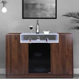 mintwud from pepperfry Zenith Sideboard in Columbian Walnut Finish-picture-2