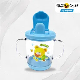 miss & chief Sipper Cup Twin Handle for Easy Grip Anti Spill Sippy Cup Baby Water/Juice 200ML image 2