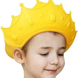 Vina Adjustable Size Baby Shower Cap For Kids Baby Bath Head Protector Cap-image-66