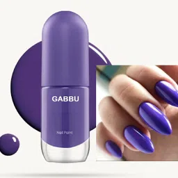 Nail Paint Shiny Smooth Long Lasting purple Nail Polish Purple-image-62