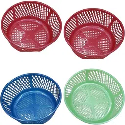 Fruit vegetable pack 4 BasketRound_233 Plastic Fruit & Vegetable Basket-image-6