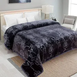goyal's Printed, Solid Single Mink Blanket for Heavy Winter image 3