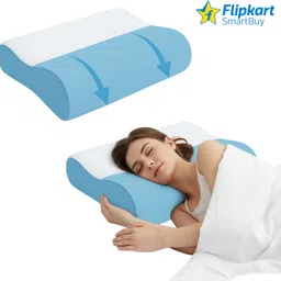 flipkart smartbuy Memory Foam Orthopaedic Pillow Pack of 1 Solid ComfortContour, OrthoRest Premium, OrthoWave, NeckEase Support, SpineAlign-picture-22