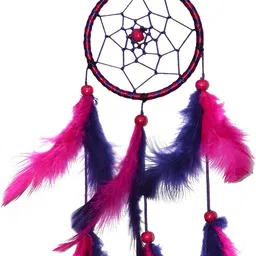 elegant lifestyle Dream Catcher For Wall Art, Home Decor, Living Room, Gifts, Decoration, Prosper| Feather, Crystal, Wool, Nylon Dream Catcher image 4