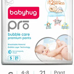 babyhug Pro Bubble Care Premium Pant Style Diapers Small - 21 Pieces - S image 1