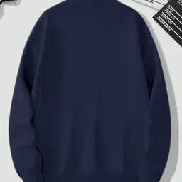 aoosh Men Full Sleeve Solid Sweatshirt image 2