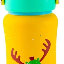 rabitat Stainless Steel Sipper Water Bottle for Kids Steel Play 3.0 - Coolest Kid Ever 350 ml Water Bottle-picture-11