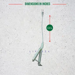 liyanza roots and wings 1 LEDs 13 m Blue Steady Star Rice Lights image 4