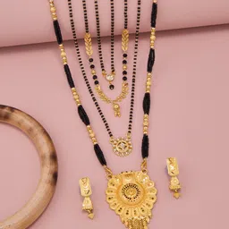 thesanga Brass Gold-plated Gold Jewel Set-picture-41