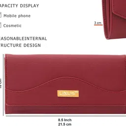 linus Casual, Party, Formal MaroonClutch image 4