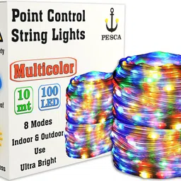 pesca 100 LEDs 10 m Multicolor Steady String Rice Lights-picture-20