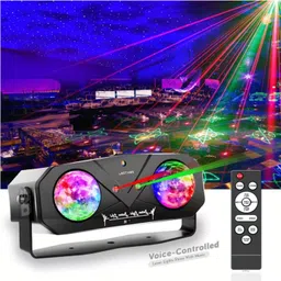 LED TIMES Party Light Projector with Sound Activated RGB LED & For Versatile Use-image-26