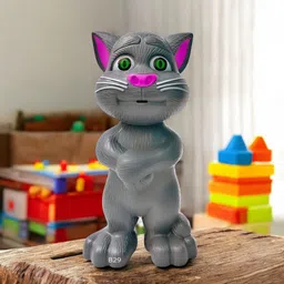 mahi zone Talking Tom Cat Toy For Kids Intelligent Speaking Repeats & Music_M420-picture-10