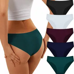 hiplin Pack of 5 Women Bikini Multicolor Panty-picture-11