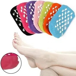 prime shopper Anti-Crack Spa Gel Foot Protector Socks Heel Support Heel Support image 4