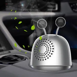 znee smart Car Air Freshener, Natural Smell Car Perfume Shaking Head Design Car Robot Diffuser image 4