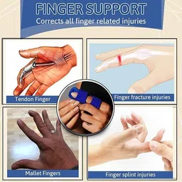 horianzo Adjustable Finger Splint Support fracture Finger Brace Corrector Support Grip Finger Support image 5