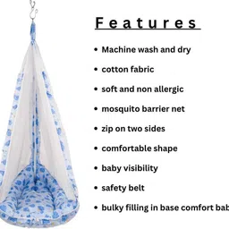 kian BABY NET SWING CRADLE WITH SPRING Swings image 2