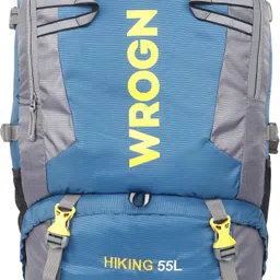 wrogn Trekking Bag For Hiking/Camping/Outdoor Sports with Rain Cover/Shoe Compartment Rucksack- 55 L-picture-19