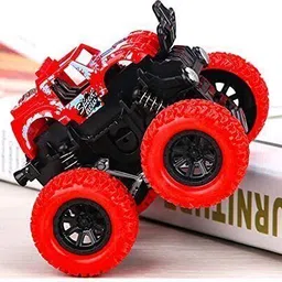 toyporium 4x4 Stunt Monster Trucks for Kids|Push and Go Friction Powered Stunt Cars|176-picture-18