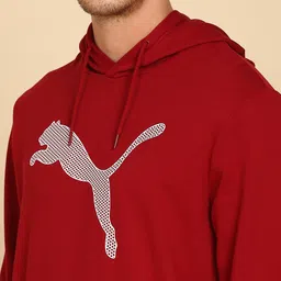 puma Men Full Sleeve Printed Hooded Sweatshirt image 5