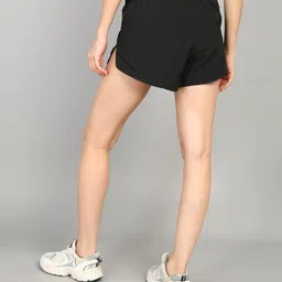 adidas Solid Women Black Running Shorts image 4