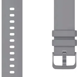 ACM Watch Strap Silicone Color Hook for Noise Colorfit Icon 2 Smartwatch Belt Band Grey Smart Watch Strap image 3