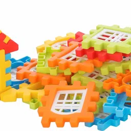 aditi toys Little Architect Plastic Building Blocks, DIY Building Blocks House image 4