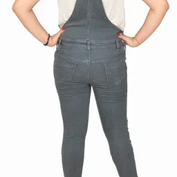 nifty Women Grey Dungaree image 3