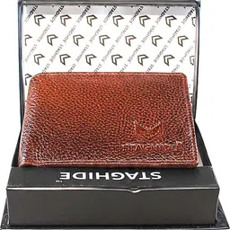 staghide Men Formal Brown Genuine Leather Wallet-picture-23