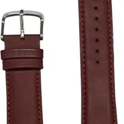 RStraps 22MM Dark Maroon 22 mm Genuine Leather Watch Strap image 3