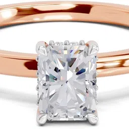 Sparkles Lab Grown Diamond 14kt Diamond Rose Gold ring image 1