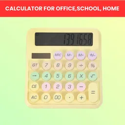 guggu Desktop Calculator, 12-Digit Large LCD and Large Buttons for Office, Homes Y249 Basic Calculator-picture-25