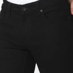 spykar Men Regular Mid Rise Black Jeans image 5