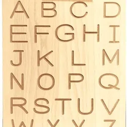 jaraglobal 2 in 1 Reversible Capital Small Alphabet & Hindi alphabets Wooden Tracing Board image 5