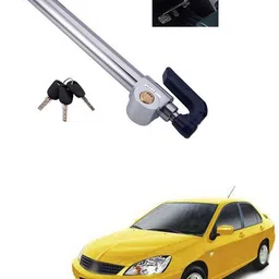 prtek Universal Pedal Lock Anti-Theft Extendable Double Hook Car Clutch Brake Lock Z154 Gear Lock image 1