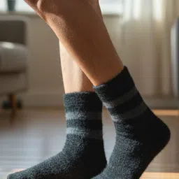 cdeck Men Self Design Calf Length-picture-19