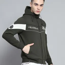 monte carlo Men Full Sleeve Printed Hooded Sweatshirt image 3