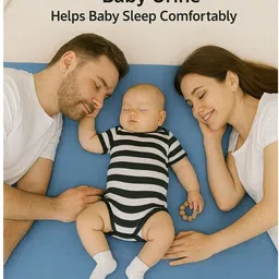 hanu vedha Baby Cotton Baby Bed Protecting Mat image 3