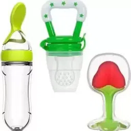 bld shine BPA Free Veggie Fruit Feed Nibbler Juicer, Baby Food Dispensing Spoon Bottle - Silicone-picture-22