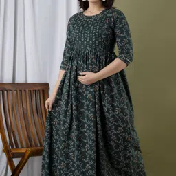 wifey Women Printed Viscose Rayon Anarkali Kurta image 3