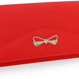 wrooted Casual, Formal, Party, Sports Red Clutch - Regular Size image 5