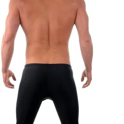 livsaucy Solid Men Black Tights image 2