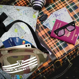 Worldstar Waist Bag Style Travel Pouch Passport Holder with Adjustable Strap Waterproof Waist Bag image 5