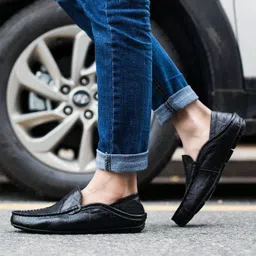 kraasa Retro Dress Slip on Driving Loafers For Men image 3