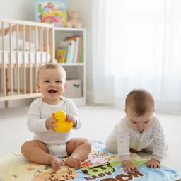 glowiva Cartoon Crib AC Blanket for Heavy Winter image 3