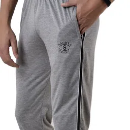 treeve Men Striped Grey Track Pants image 3